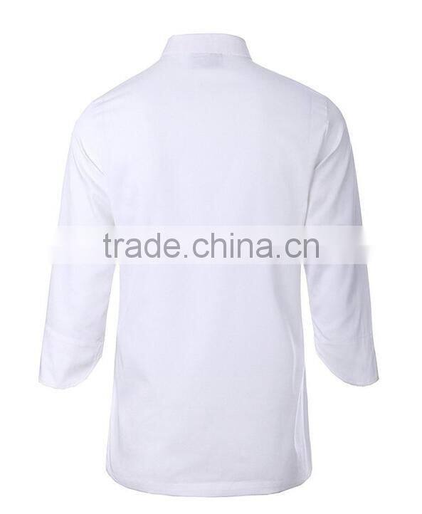 Plain dyed garment chefs uniform restaurant unifrom fabric for wholesale