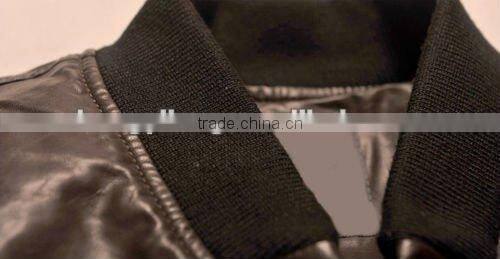 leather jacket fashion men clothing professional garment factory JCX0007