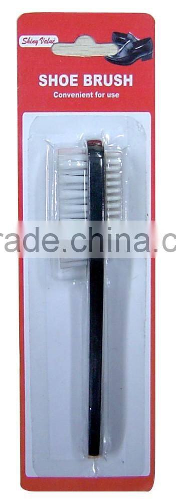 Plastic handle double side hair with rubber and PVC shoe cleaner