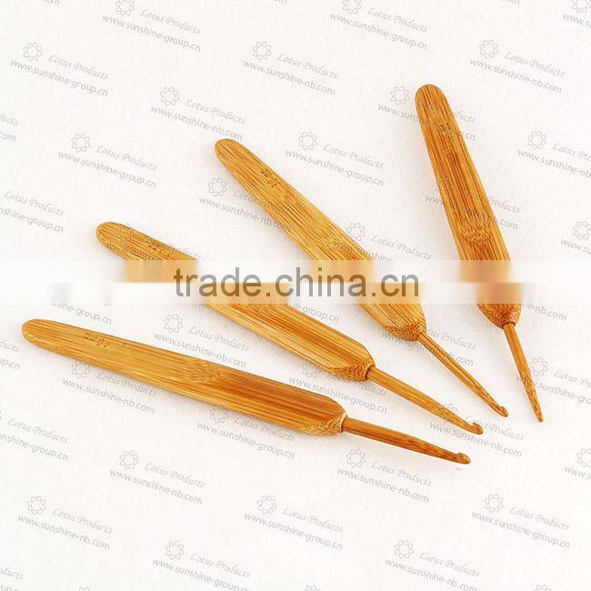 Knitting Needle Crochet Hook With Bamboo Material Crochet Hook Set