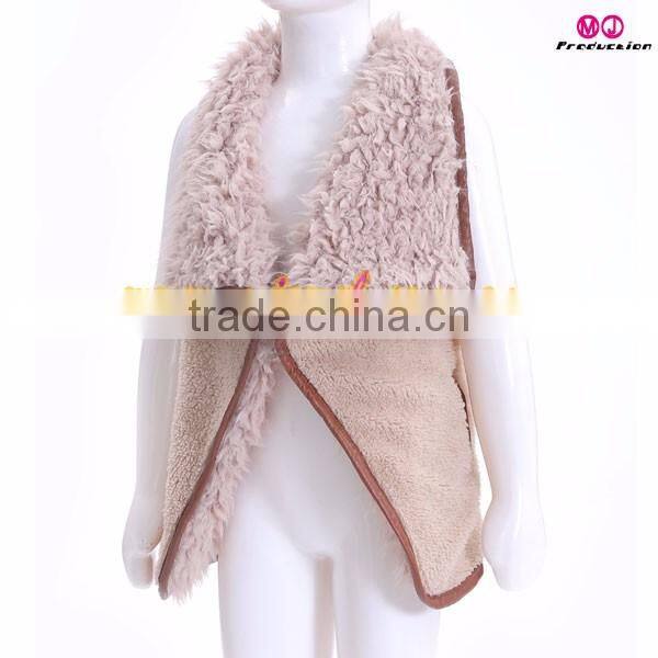 Wholesale sherpa baby fur vest