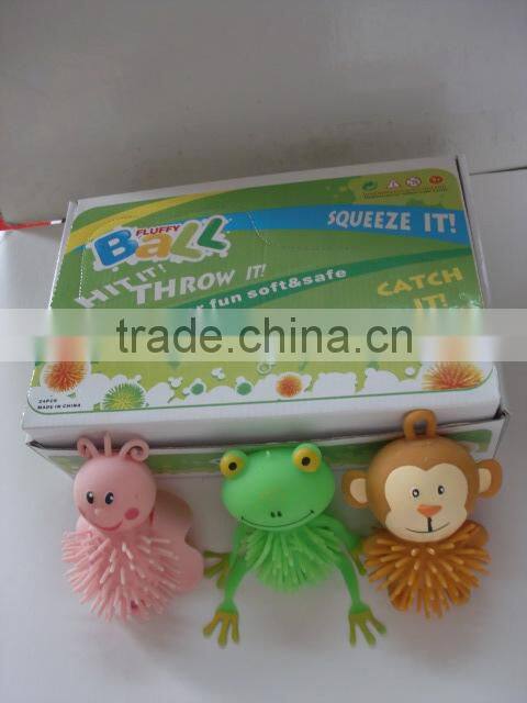animal Cheap Monster Flashing Puffer Ball For Kids