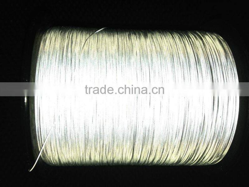 2017 hot sell luminescent reflective thread for cloth and trousers