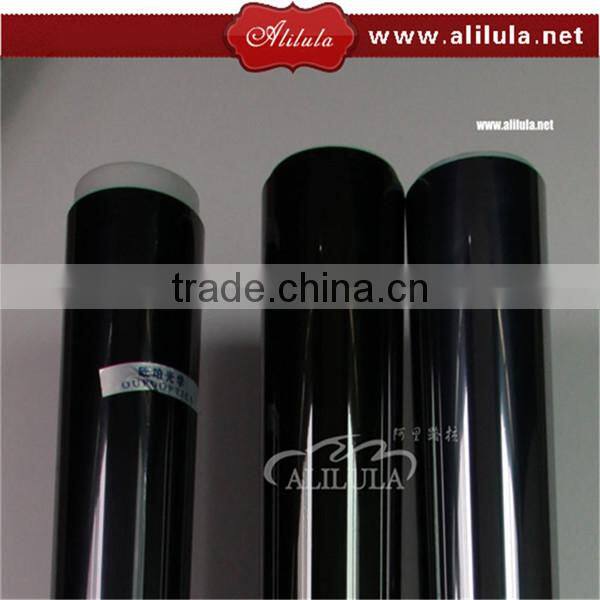 Black color 1ply removable car window film