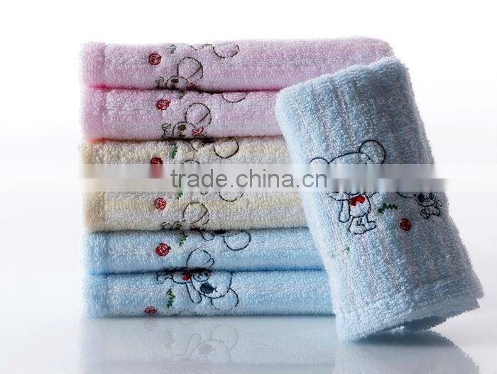 100% cotton kids yarn-dyed dobby striped towels