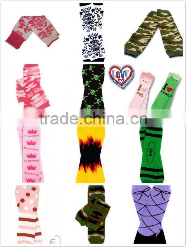 2014 baby leg warmers colorful dot pattern comfortable to baby skin
