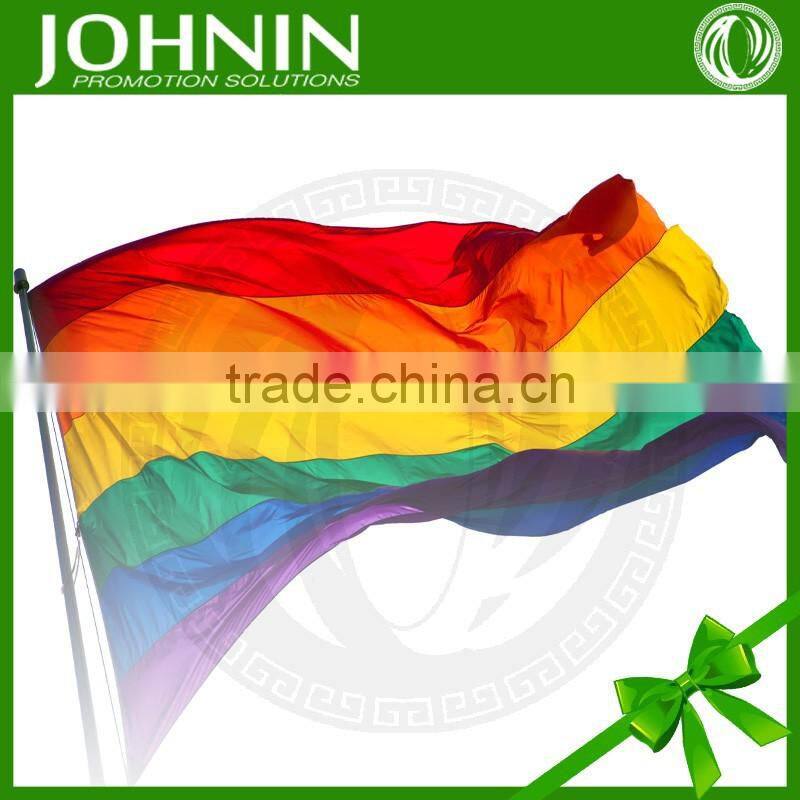 Cheap Custom Flying Rainbow Flag for Sale