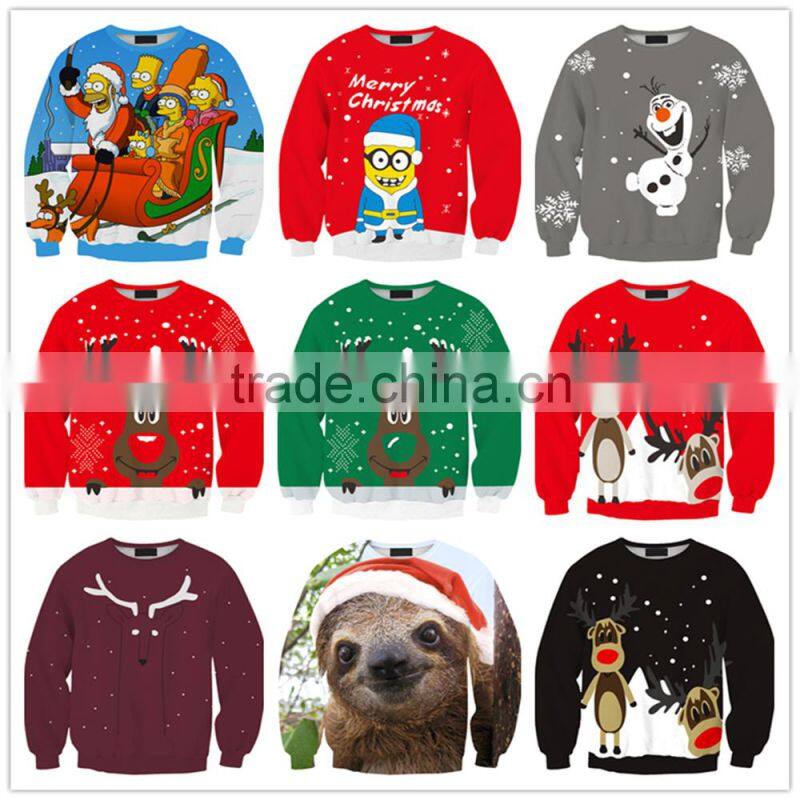 Best sale factory cheap custom stylish sublimation sweatshirts for men