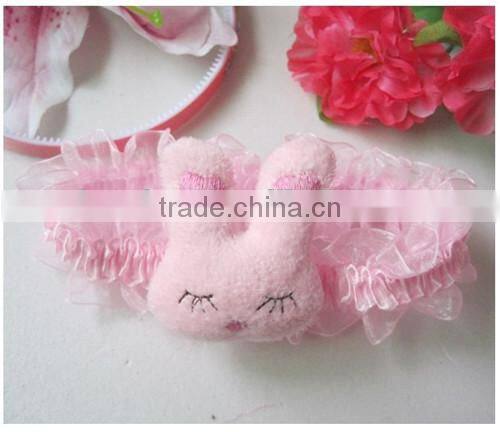 rose lovely rabbit baby bow hair bands