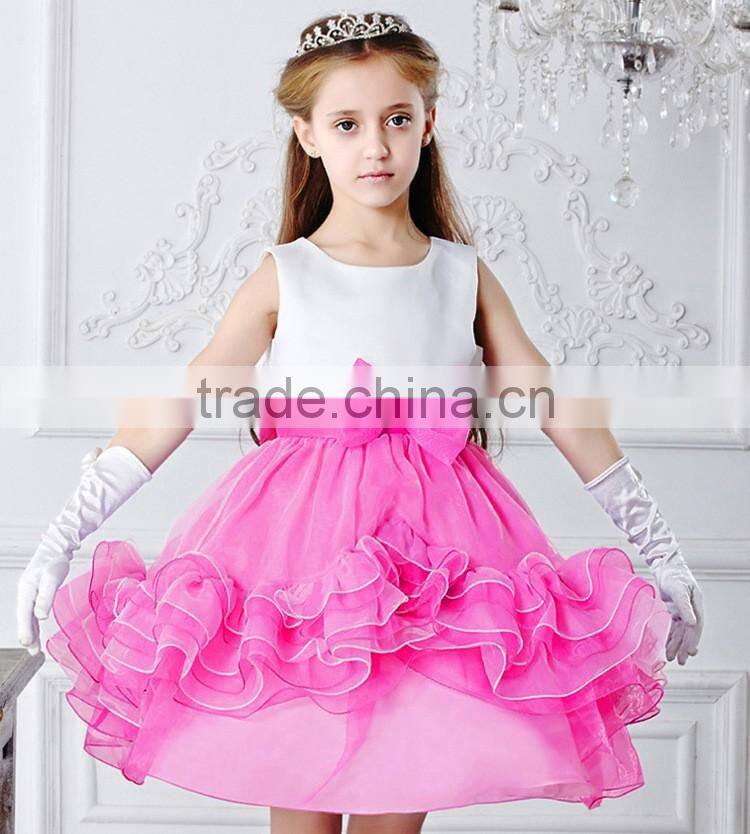 Butterfly tie kids lavender crochet dress girl wedding dress
