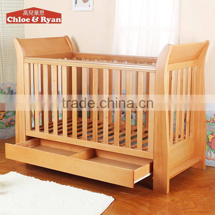 Safe& Eco-friendly Bamboo single baby bed ,baby cot/baby cribs