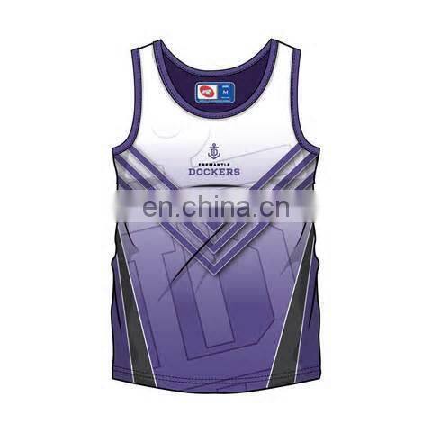 Sublimation printed bodybuilding tank top in bulk