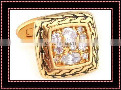 Christian gold Wedding cufflinks