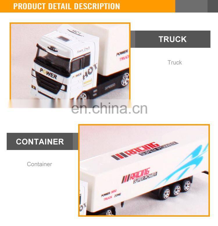 New Design1:87 metal toy truck and trailer 12pcs/display box