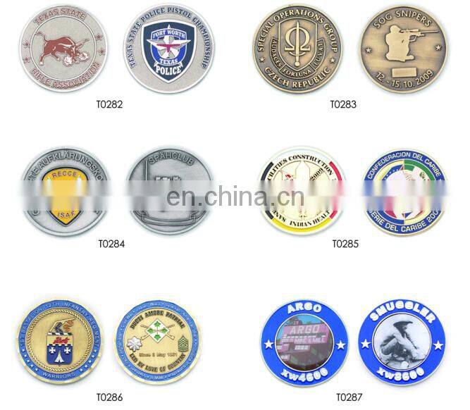 Double customized design logo with high quality zinc alloy souvenir coin at lower price