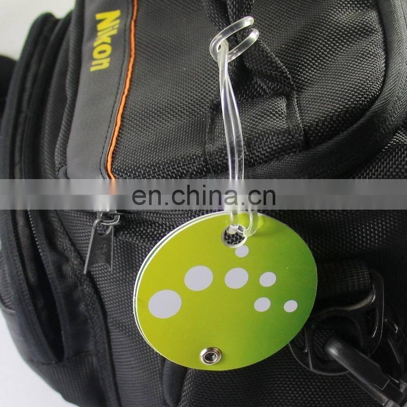 Guangzhou factory New products hot souvenir pvc luggage tag with strap