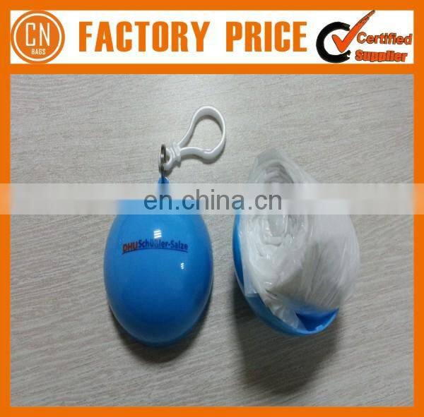 Customized Logo OEM Designed Branded Pocket Raincoat
