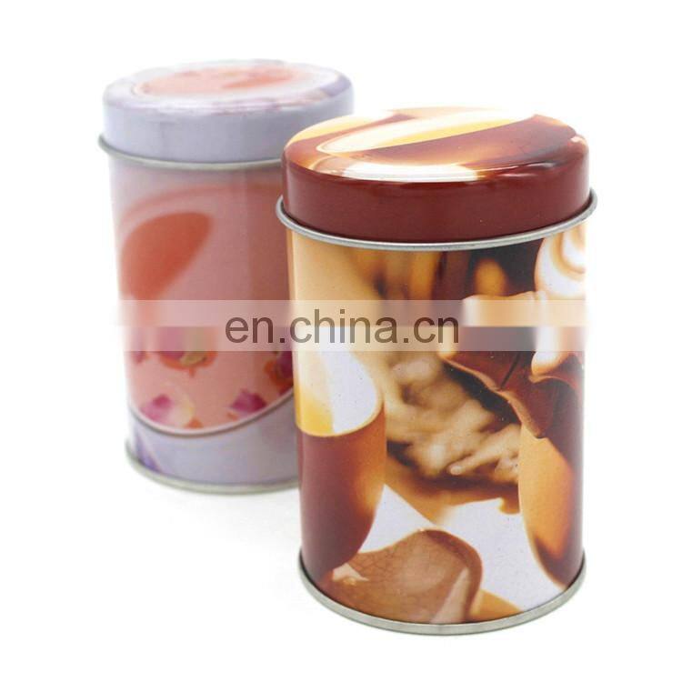 2015 hot sale tall round food tin/round tin can for food storage or packaging