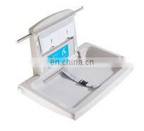 HDPE plastic bed table wall mounted infant diaper unit baby changing station for children