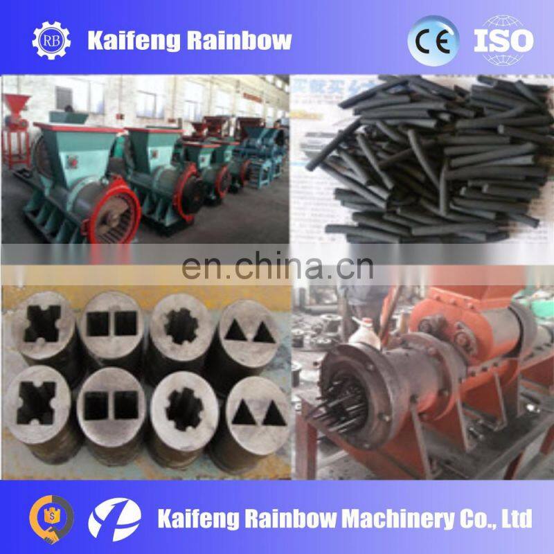 Automatic Sliver Charcoal Powder Briquette Extruding Machine with high quality