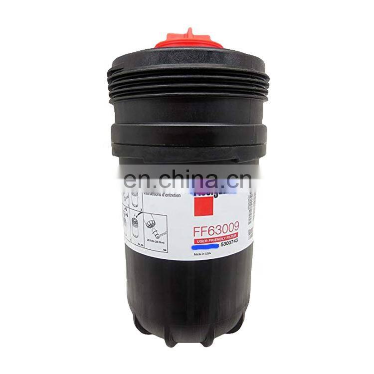 Engines Spare Parts Fuel Filter FF63009 5303743 5304214 5289121Plastic Trucks Fuel Filter FF63009