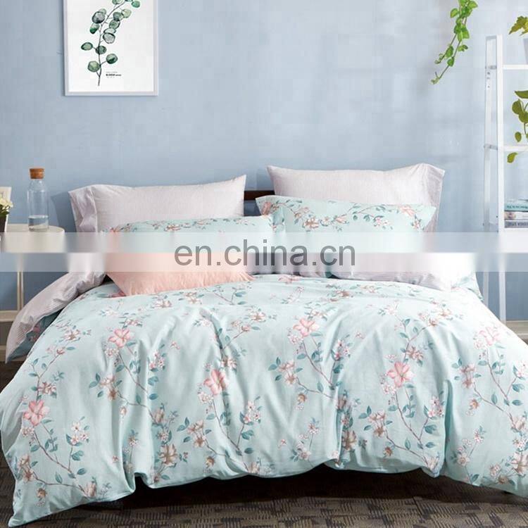Factory direct sale low price bedsheets duvet cover sets digital printed king size 100% cotton bed sheets