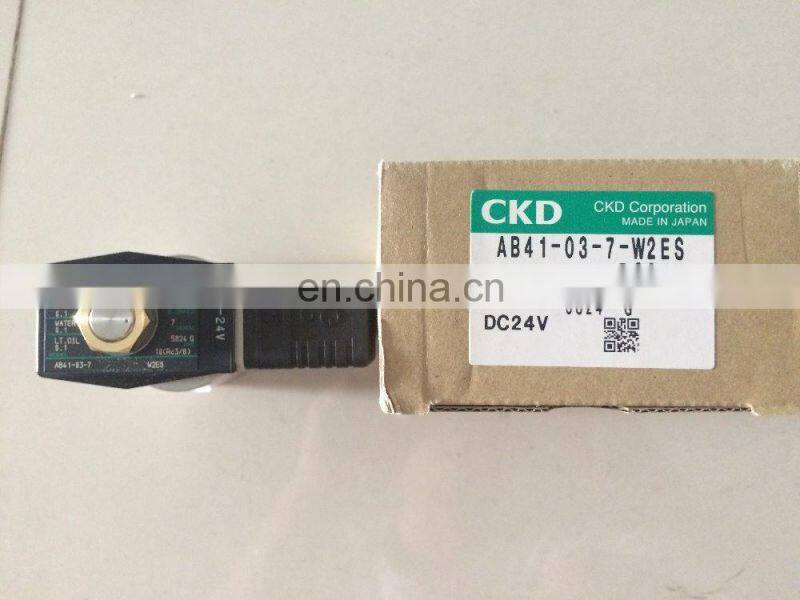 CKD Solenoid valve Japan Solenoid valve AB41-03-7-W2ES-DC24V