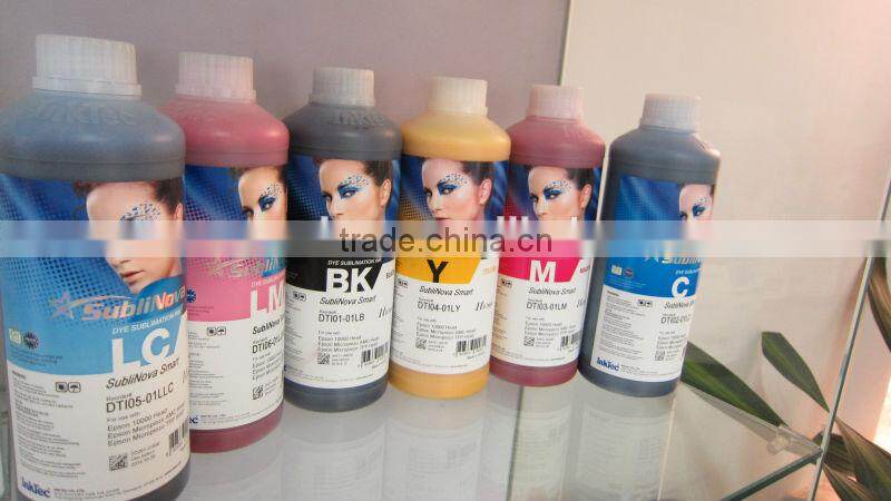 High quality! InkTec sublimation ink for heat transfer machine printing and cotton fabric