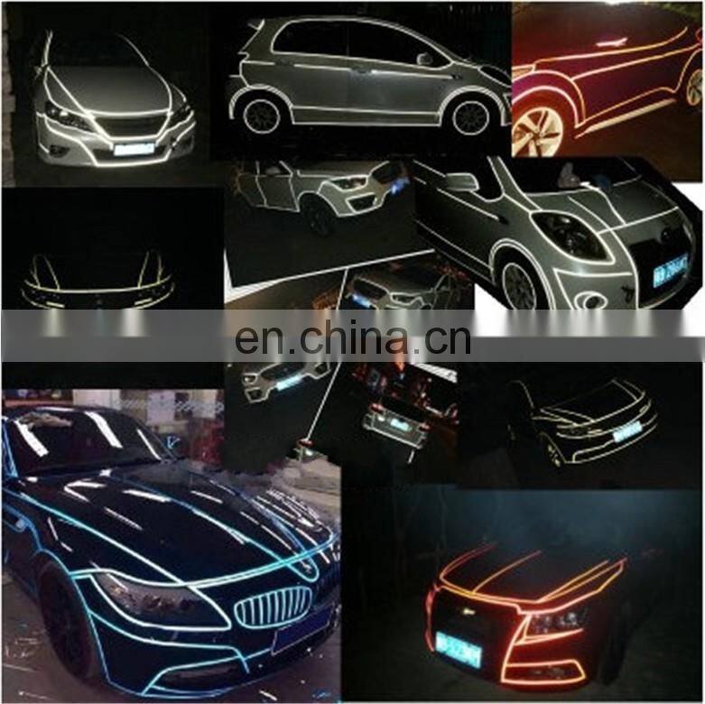 Car decoration 1.5cm x 45.7M Motorcycle Reflective Tape Stickers Car Styling For Your Cool Car DIY