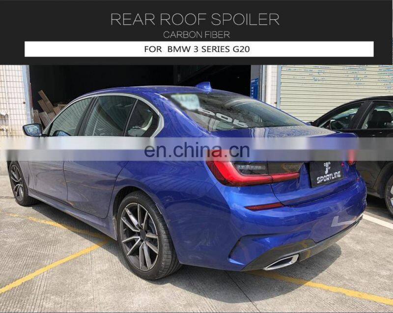 Carbon Fiber Rear Roof Wing Spoiler for BMW 3 Series G20 G21 G28 2019-2020