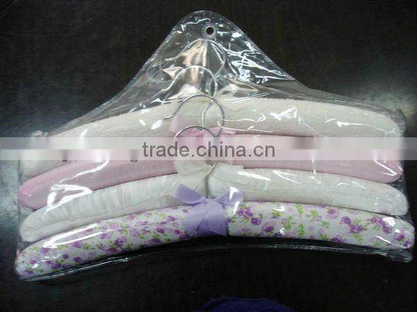 SST03 A whole set of package cloth satin hangers