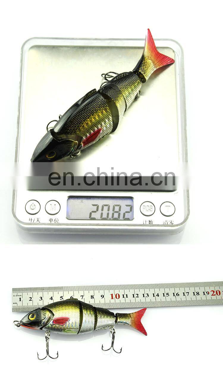 Wholesale 13cm 20.8g plastic swim baits plastic swim baits jointed swimbait lure