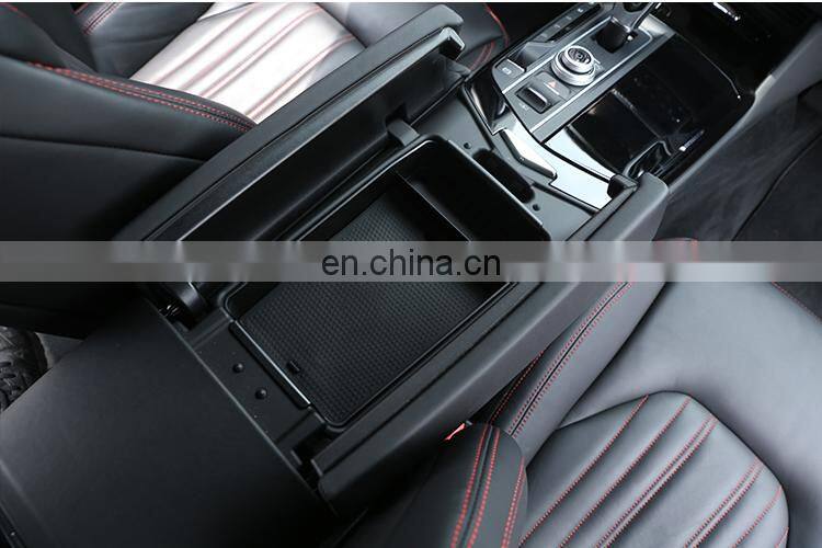 For Maserati Ghibli For Levante For Quattroporte Car-Styling Armrest Storage Box With White Logo