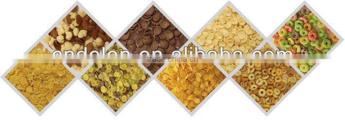 Breakfast puffed cereal production process factory price
