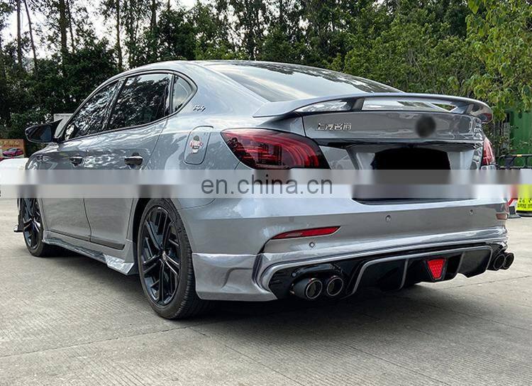 Runde Car Modification PP Material Front Lip Rear Lip Side Skirt Suitable For 2020-2021Third Generation Morris Garages 6 Body Kit