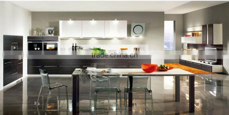 Latest New Design PVC Kitchen Cabinet ,kitchen cabinet high gloss lacquer