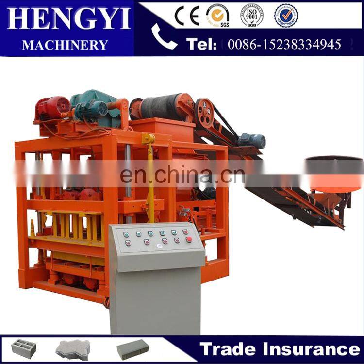 compressed earth blocks making machine/auto press block machine/hydraulic block making machine price QT4-22