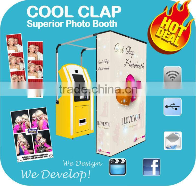 LCD Touch Screen Photo Vending Machine For Amusement, Shopping Mall Public Place