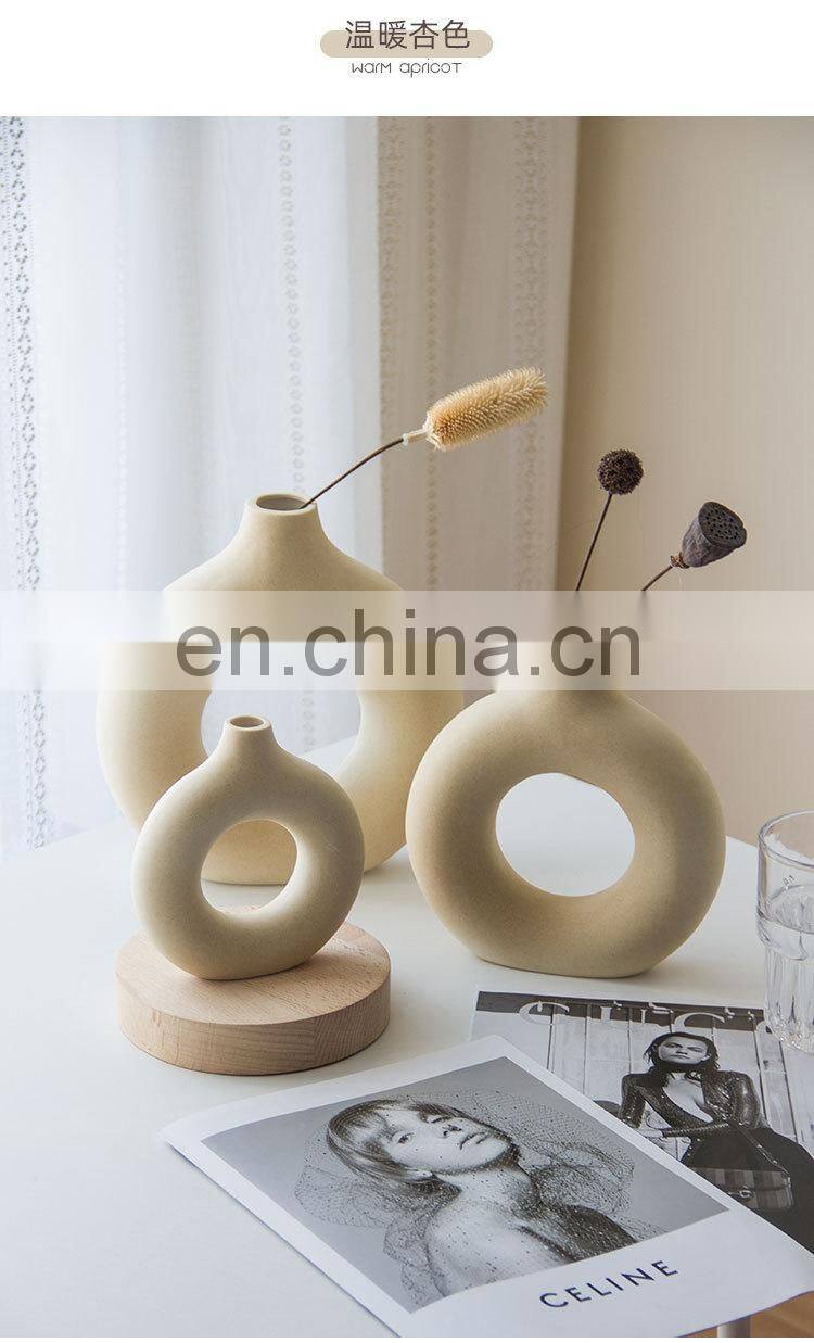 Homeware White Flower Vase Wedding Centerpieces Wholesale Canada Porcelain Simple Desktop F Modern Vases Ceramic