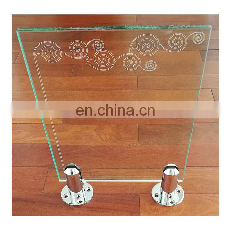 Manufacturer of high quality white window glass Pvb reflective three layer toughened laminated glass