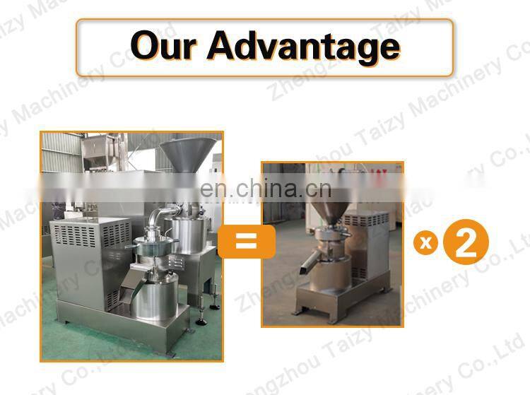 Cacao Butter Colloid Mill Peanut Butter Production Line Tahini Grinder chili sauce making machine