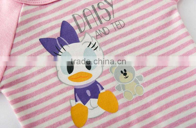 baby rompers babysuit with front print