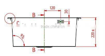 Sanitary Ware Single Bowl Kitchen Sink-STS 100A-1