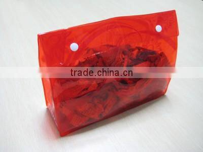 2012 hot sale designer high quality clear square pvc cosmetic bags