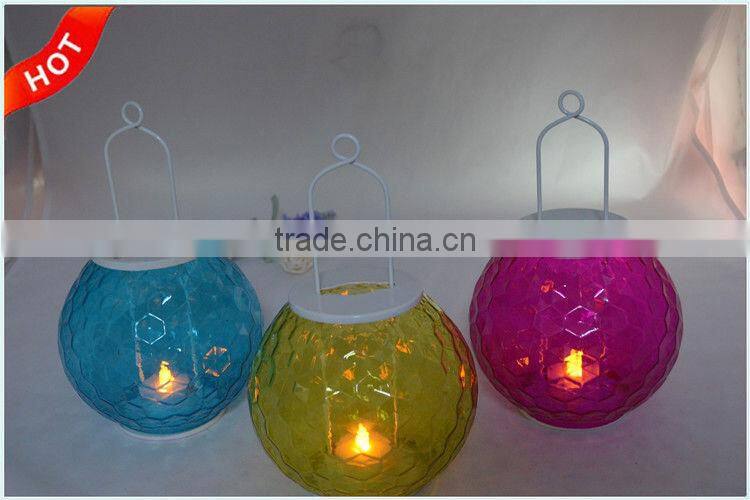 clear hanging lanterns in trees