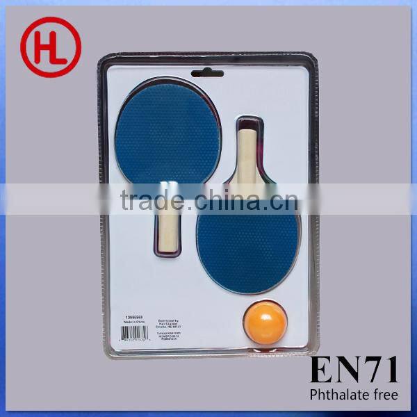 mini desktop indoor game poplar wooden ping pong racket, table tennis racket with tennis ball set wholesale