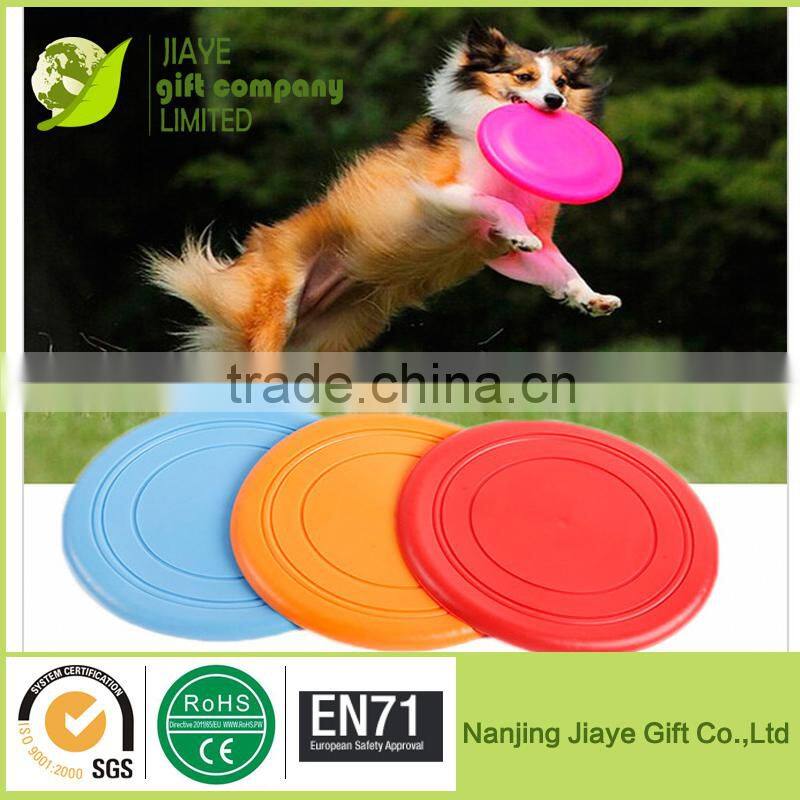Whosale Rubber Silicone Soft Dog Frisbee