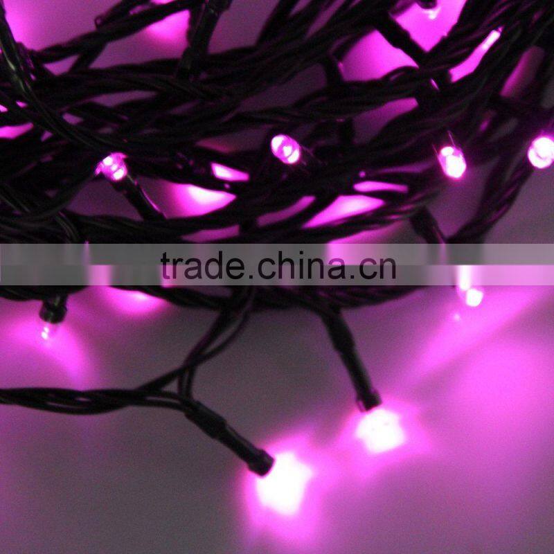 Best Selling 22m 200 LED Solar Christmas String Light for Outdoor, Gardens, Homes, Christmas Party Pink