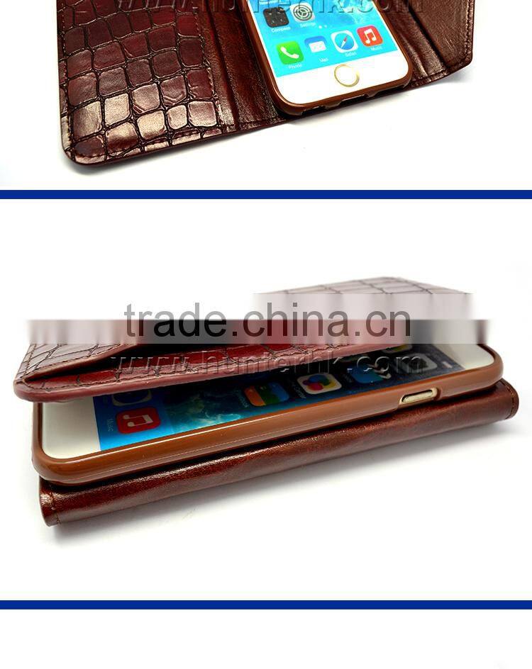 CROCO Pattern For iphone6 4.7 inch PU Leather Case