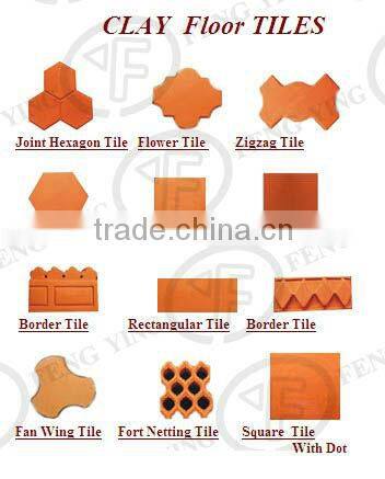 Low price, Vacuum clay floor/roof tile making machine